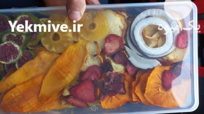 قیسی زردآلو برگی زردآلو آلبالو خشک در شبستر در گروه خرید و فروش آجیل در یکمیوه -عکس3