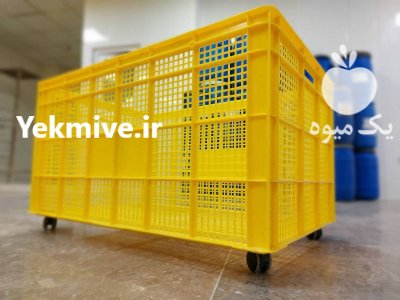 سبد بزرگ صنعتی چرخدار در پاکدشت در گروه خرید و فروش انواع سبد در یکمیوه -عکس1