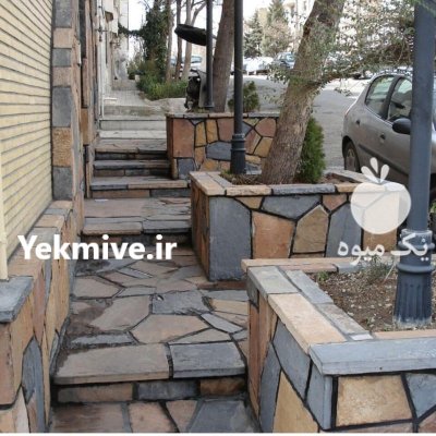اجرای سنگ لاشه در مرزن آباد در گروه سازنده در یکمیوه -عکس2
