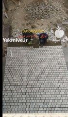 اجرای سنگ لاشه در بومهن در گروه سازنده در یکمیوه