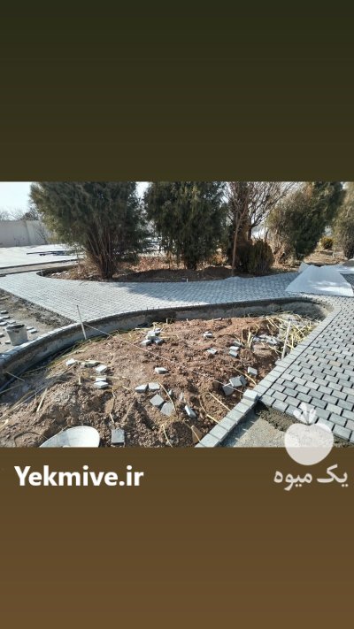 اجرای سنگ کوبیک باکیفیت بالا ممتاز در تجریش در گروه سازنده در یکمیوه -عکس4